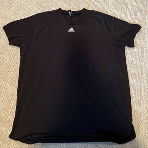 Adidas MEN 3 STRIPE T-SHIRT BLACK/White - Great Quality Shirt